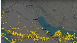 Middle East एयरस्पेस open